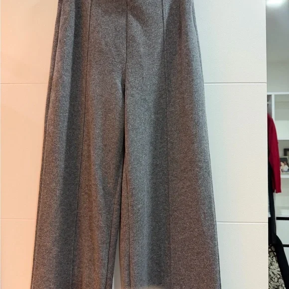 Zara Gray Wide Leg Pants and Cardigan Set - Picture 3 of 5